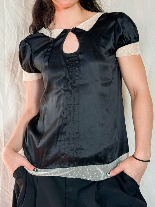 Marc Jacobs Fall 2001 Silk Top  Icarus Vintage