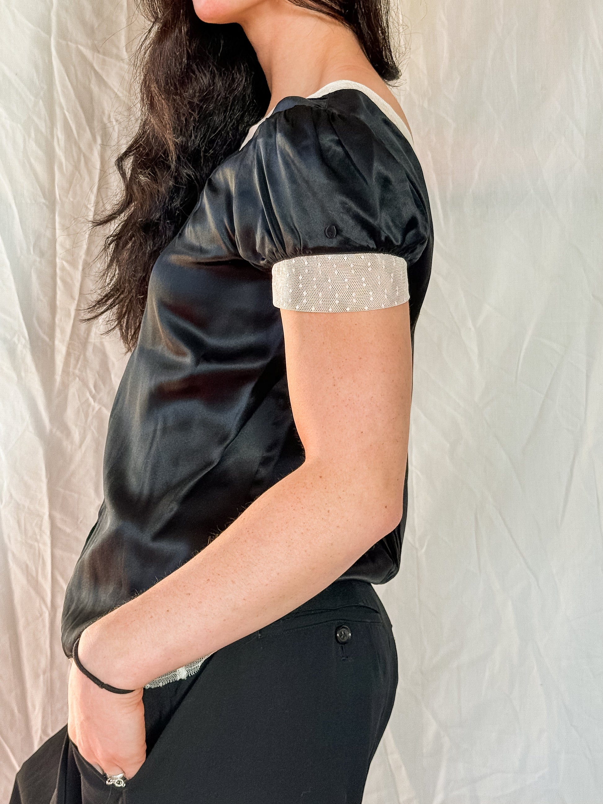 Marc Jacobs Fall 2001 Silk Top  Icarus Vintage