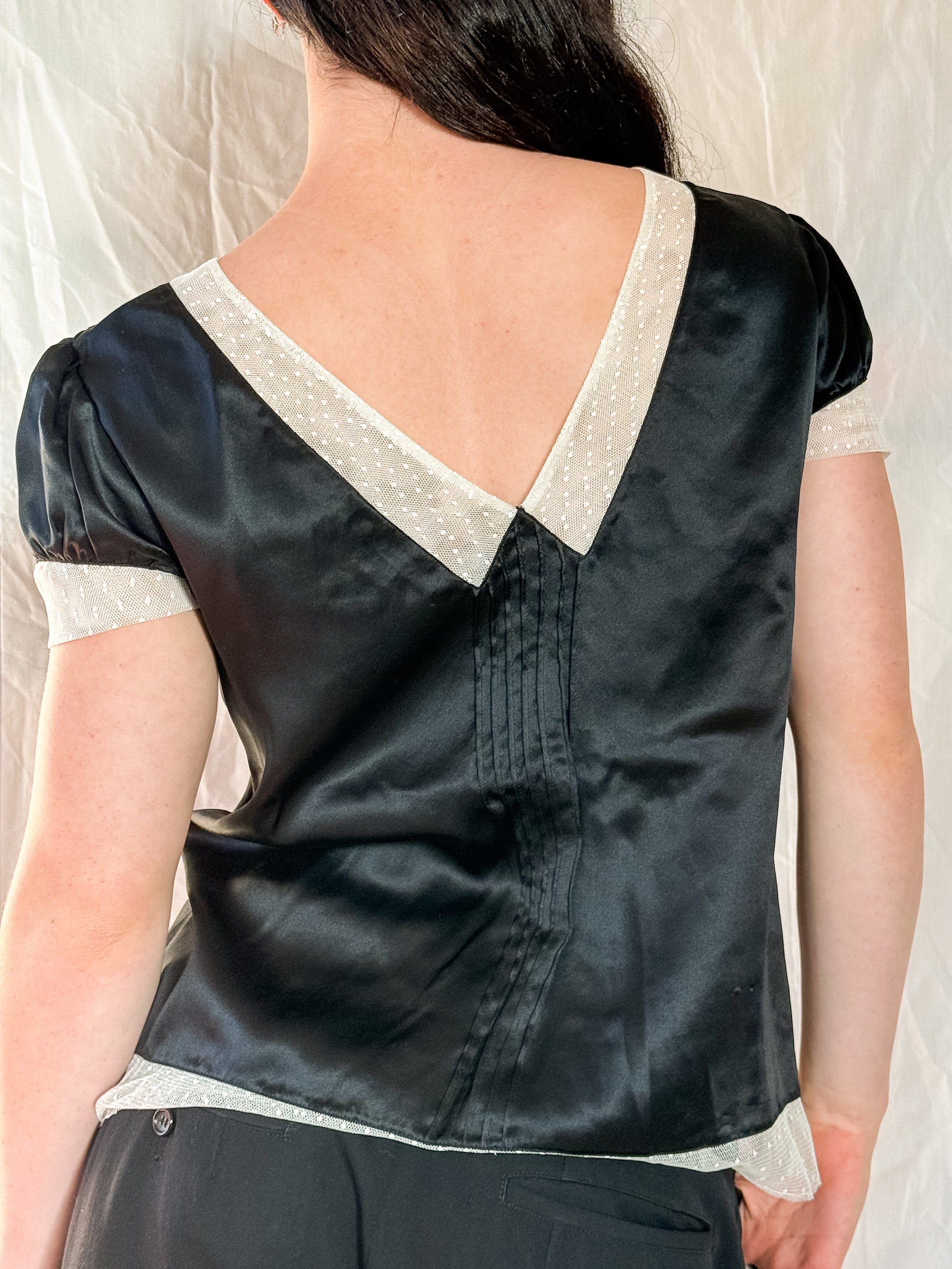 Marc Jacobs Fall 2001 Silk Top  Icarus Vintage