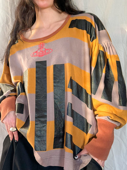 Vivienne Westwood Oversized Rugby Pullover  Icarus Vintage