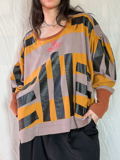 Vivienne Westwood Oversized Rugby Pullover  Icarus Vintage