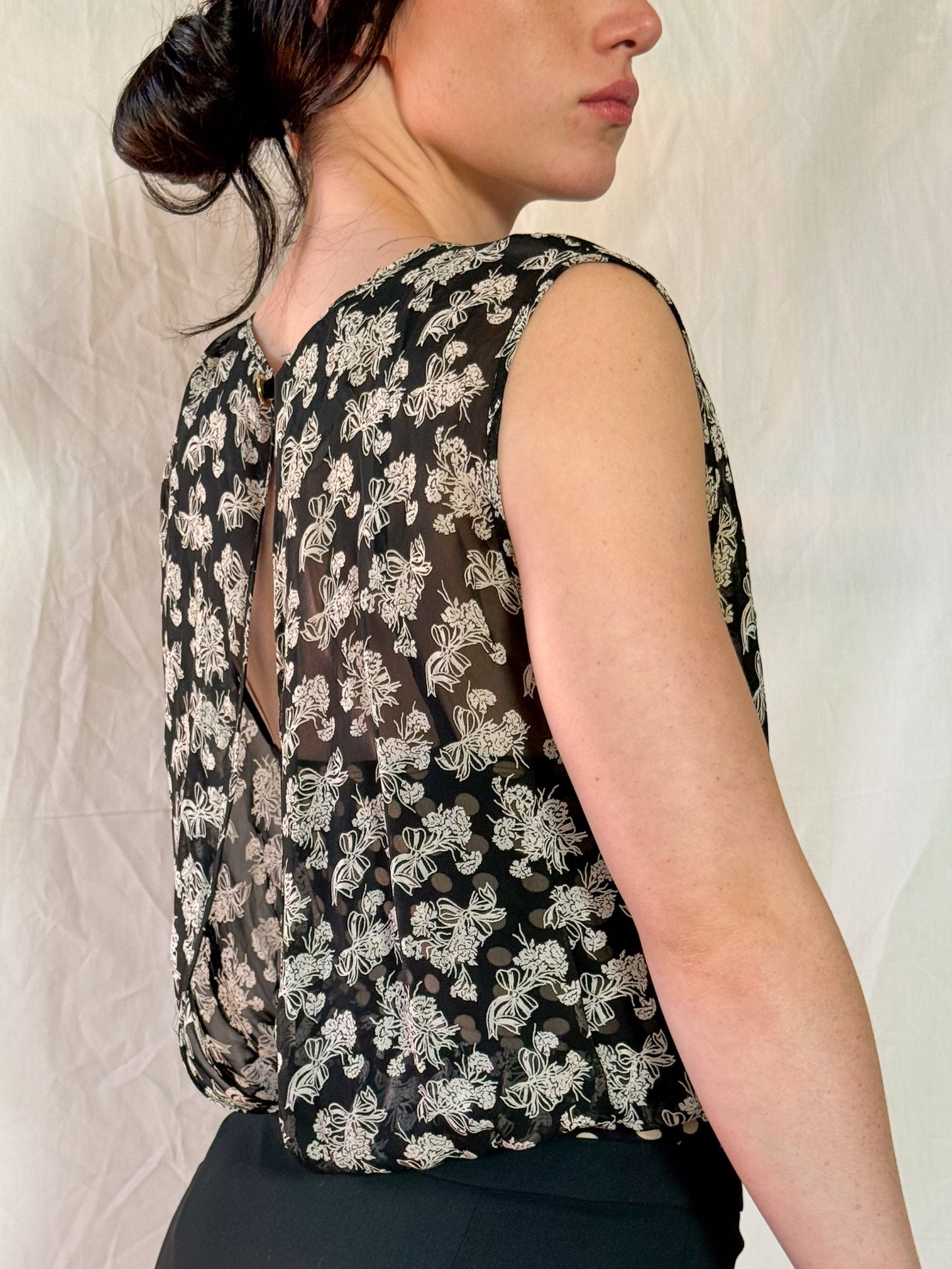 Moschino Floral Bodysuit  Icarus Vintage