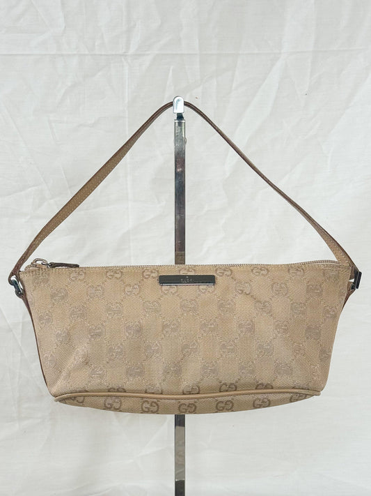 Gucci Cream Monogram Pochette  Icarus Vintage