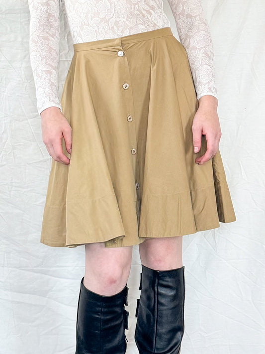 Miu Miu Khaki Skirt  Icarus Vintage