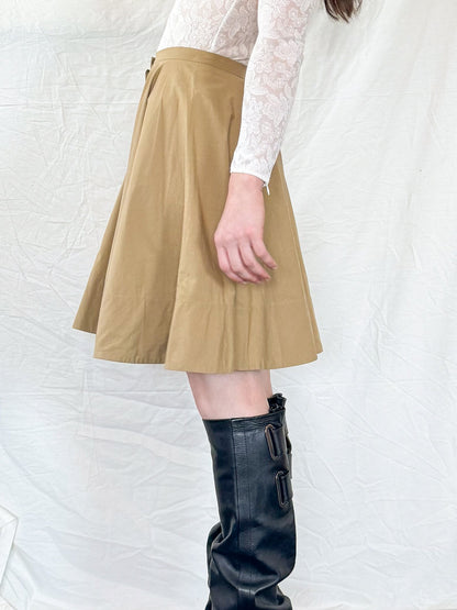 Miu Miu Khaki Skirt  Icarus Vintage