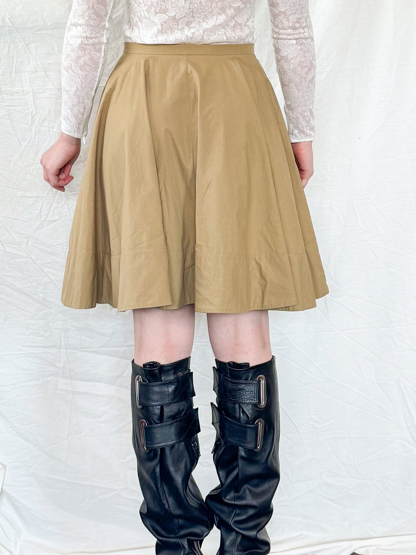 Miu Miu Khaki Skirt  Icarus Vintage