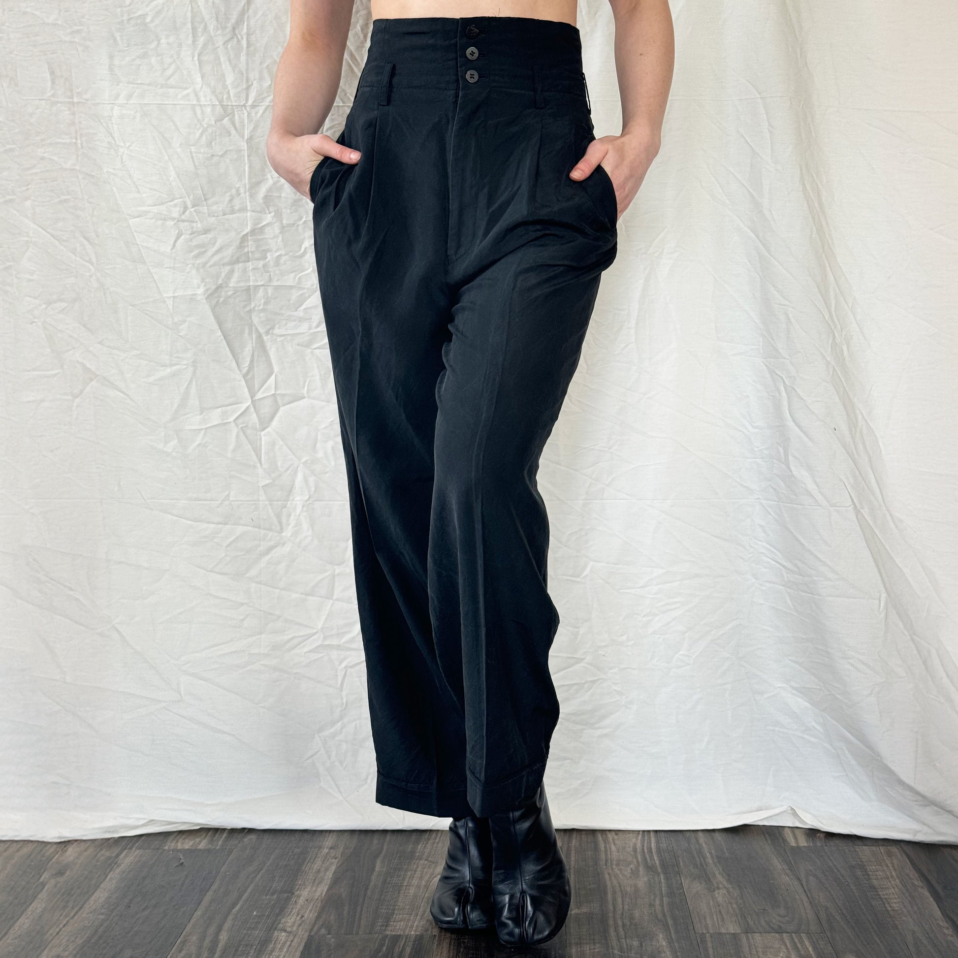 Comme des Garçons - FW 1989 High-Waisted Trousers  Icarus Vintage