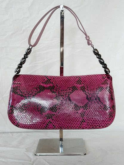 Christian Dior Spring 2000 Python Malice Shoulder bag  Icarus Vintage