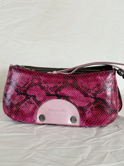 Christian Dior Spring 2000 Python Malice Shoulder bag  Icarus Vintage