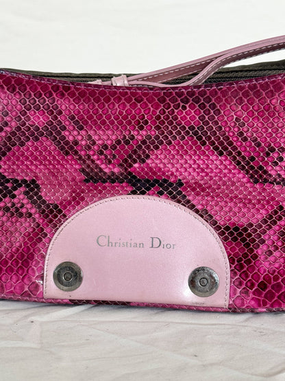 Christian Dior Spring 2000 Python Malice Shoulder bag  Icarus Vintage