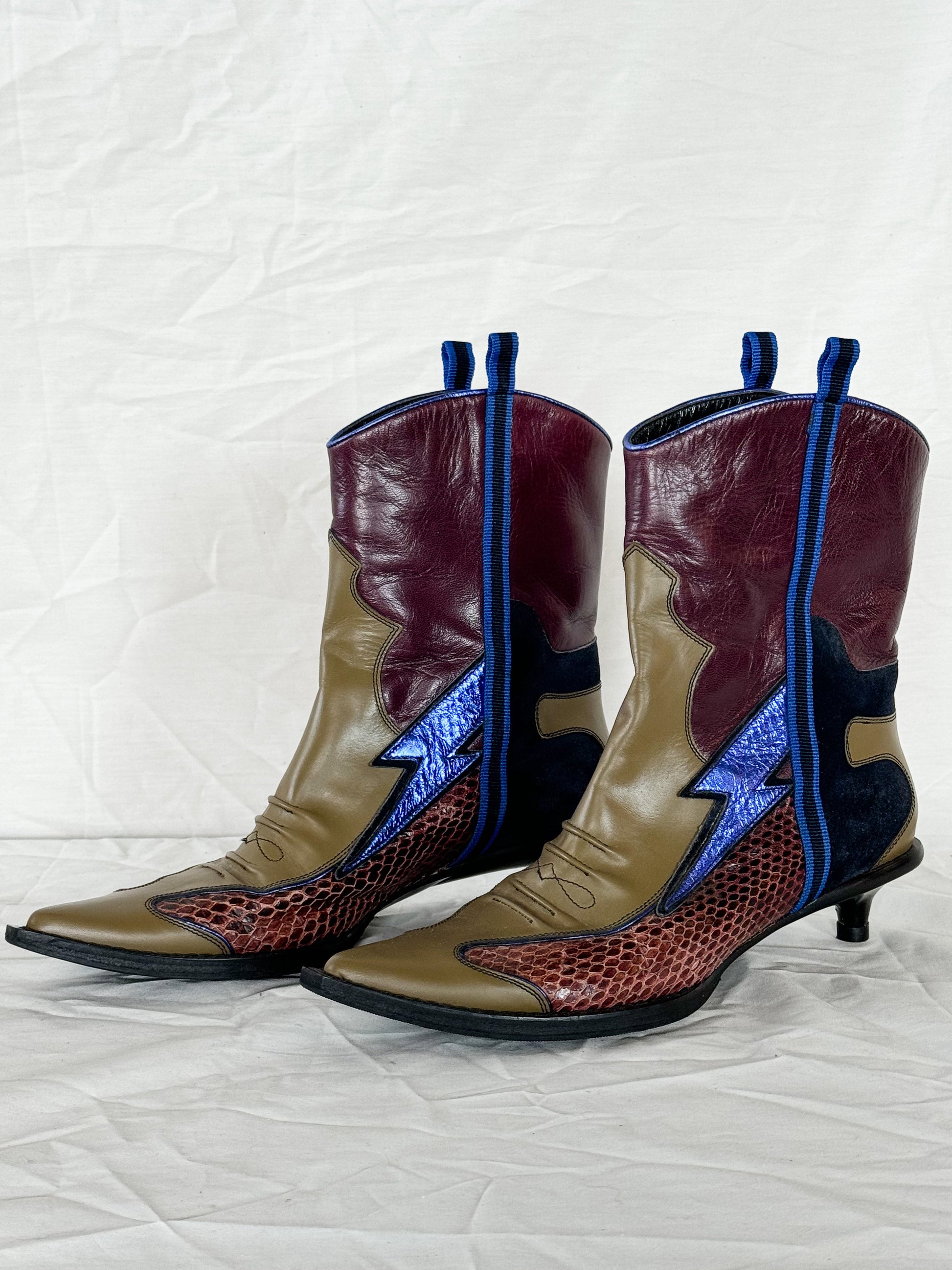 Miu Miu Spring 2000 Cowboy Boots  Icarus Vintage