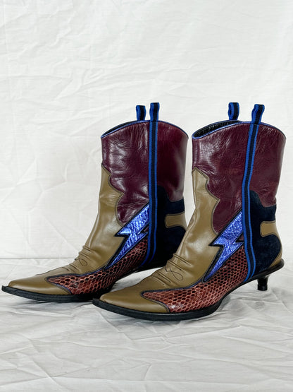 Miu Miu Spring 2000 Cowboy Boots  Icarus Vintage