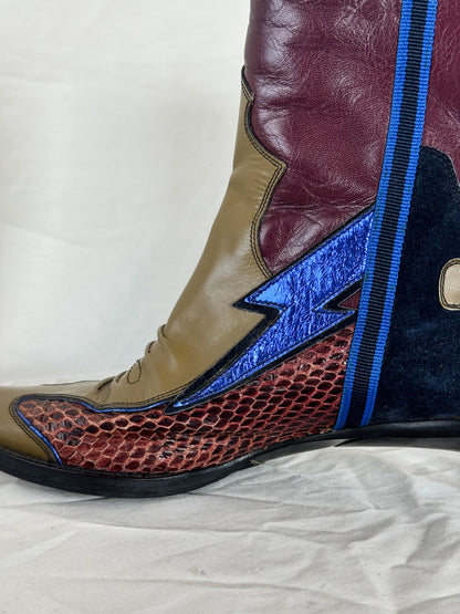 Miu Miu Spring 2000 Cowboy Boots  Icarus Vintage