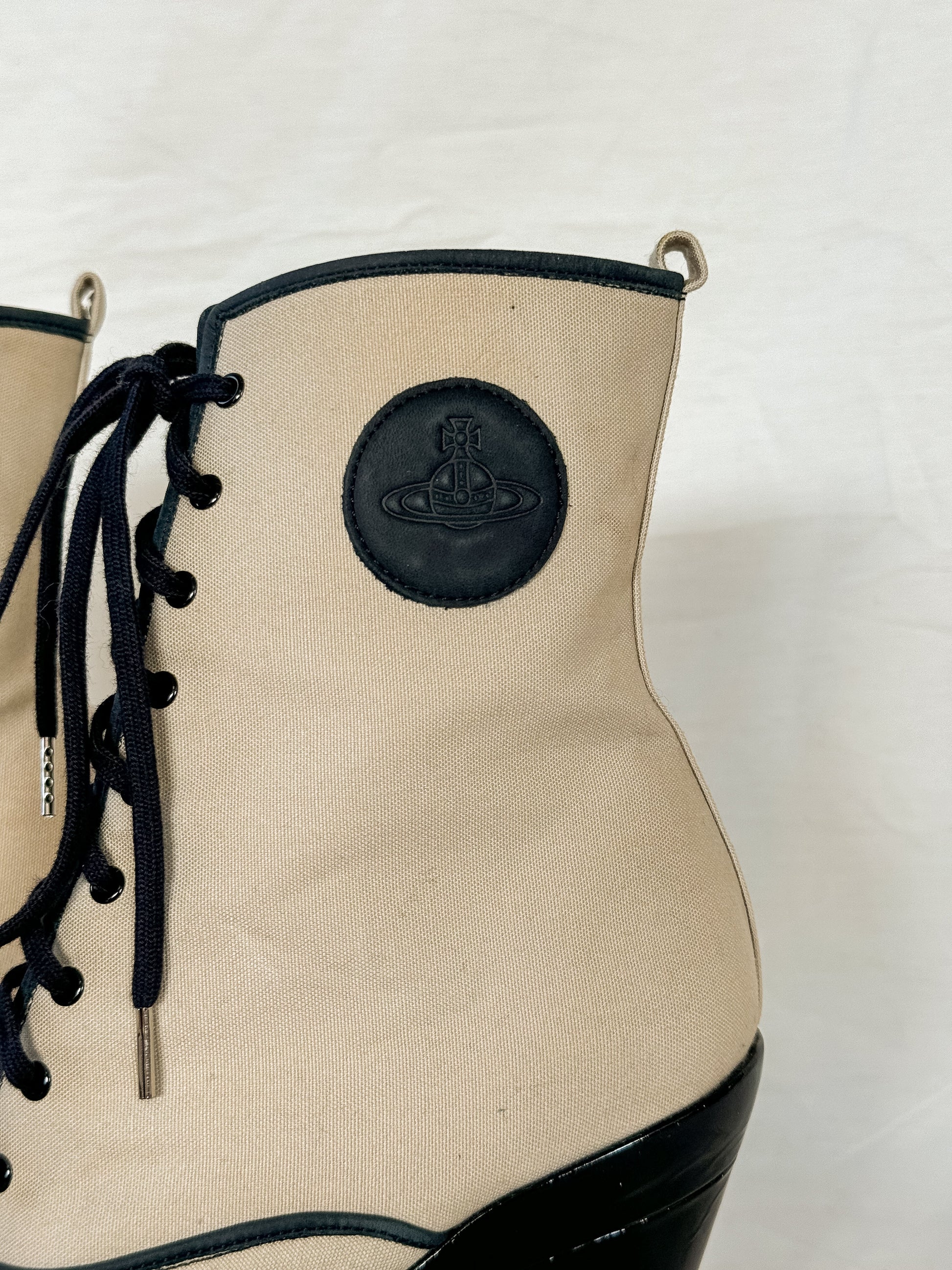 Vivienne Westwood Cap Toe Lace Up Boots  Icarus Vintage