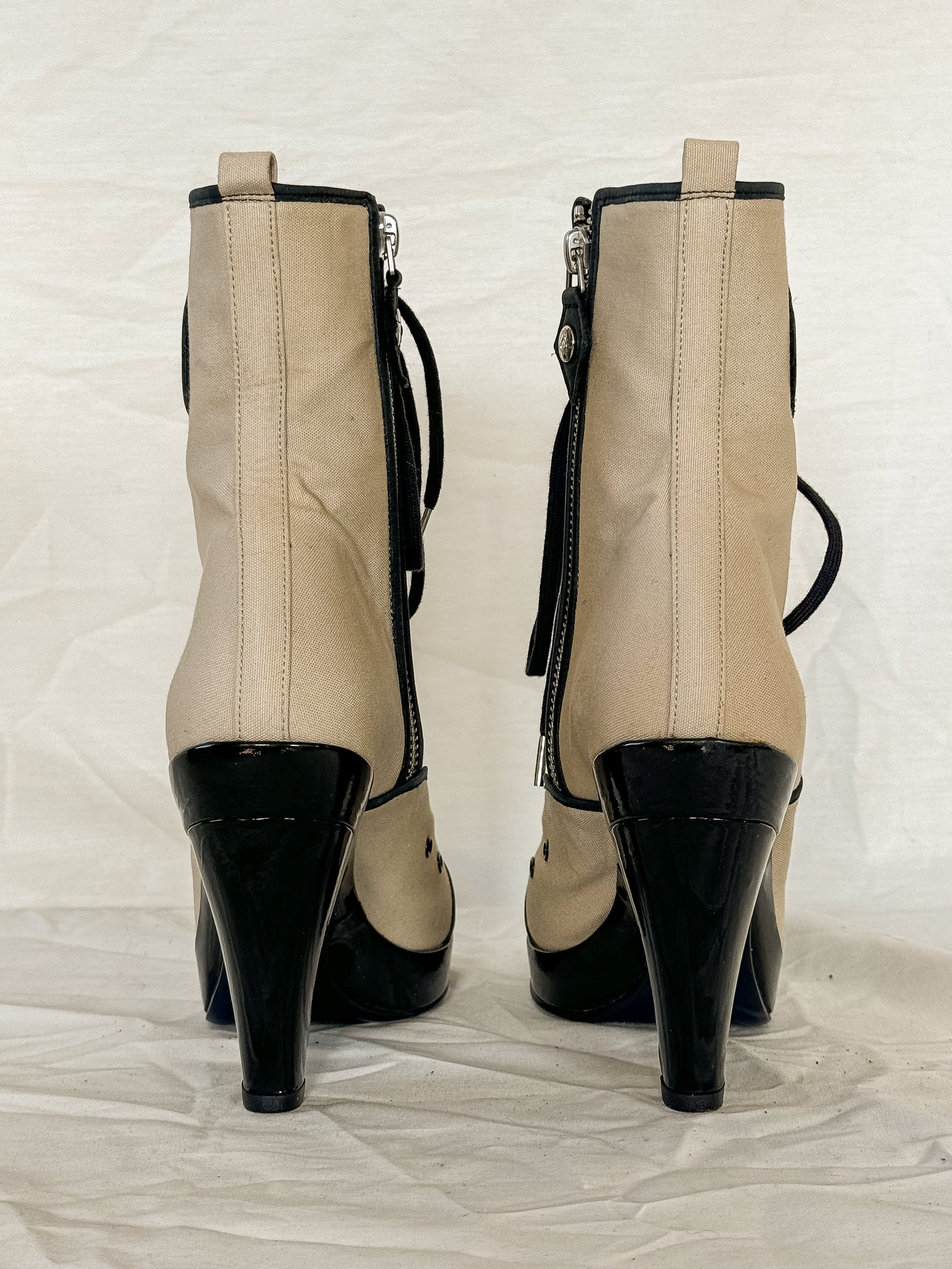 Vivienne Westwood Cap Toe Lace Up Boots  Icarus Vintage