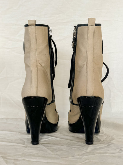 Vivienne Westwood Cap Toe Lace Up Boots  Icarus Vintage