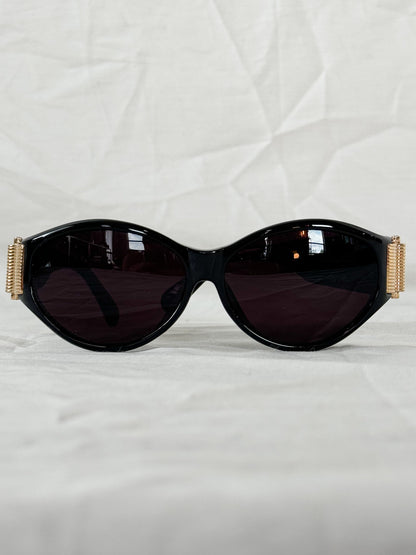 Yves Saint Laurent Gold Oval Sunnies  Icarus Vintage