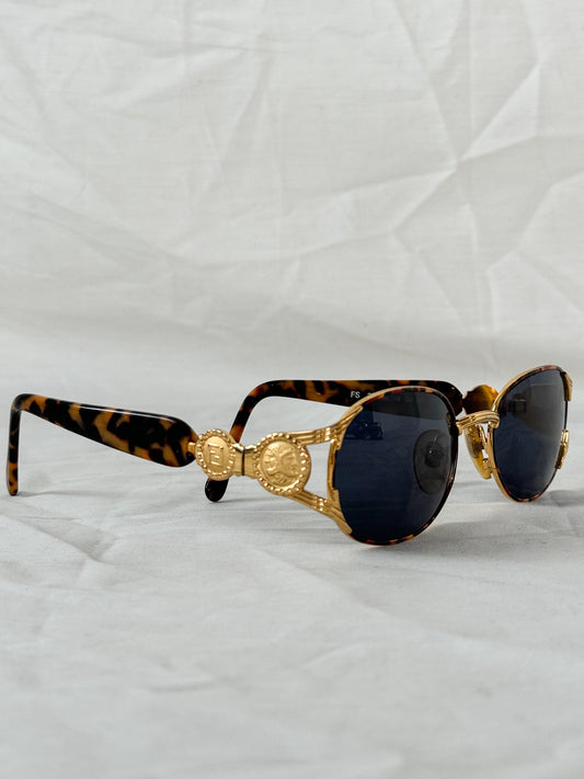 Fendi Gold Tortoiseshell Sunnies  Icarus Vintage