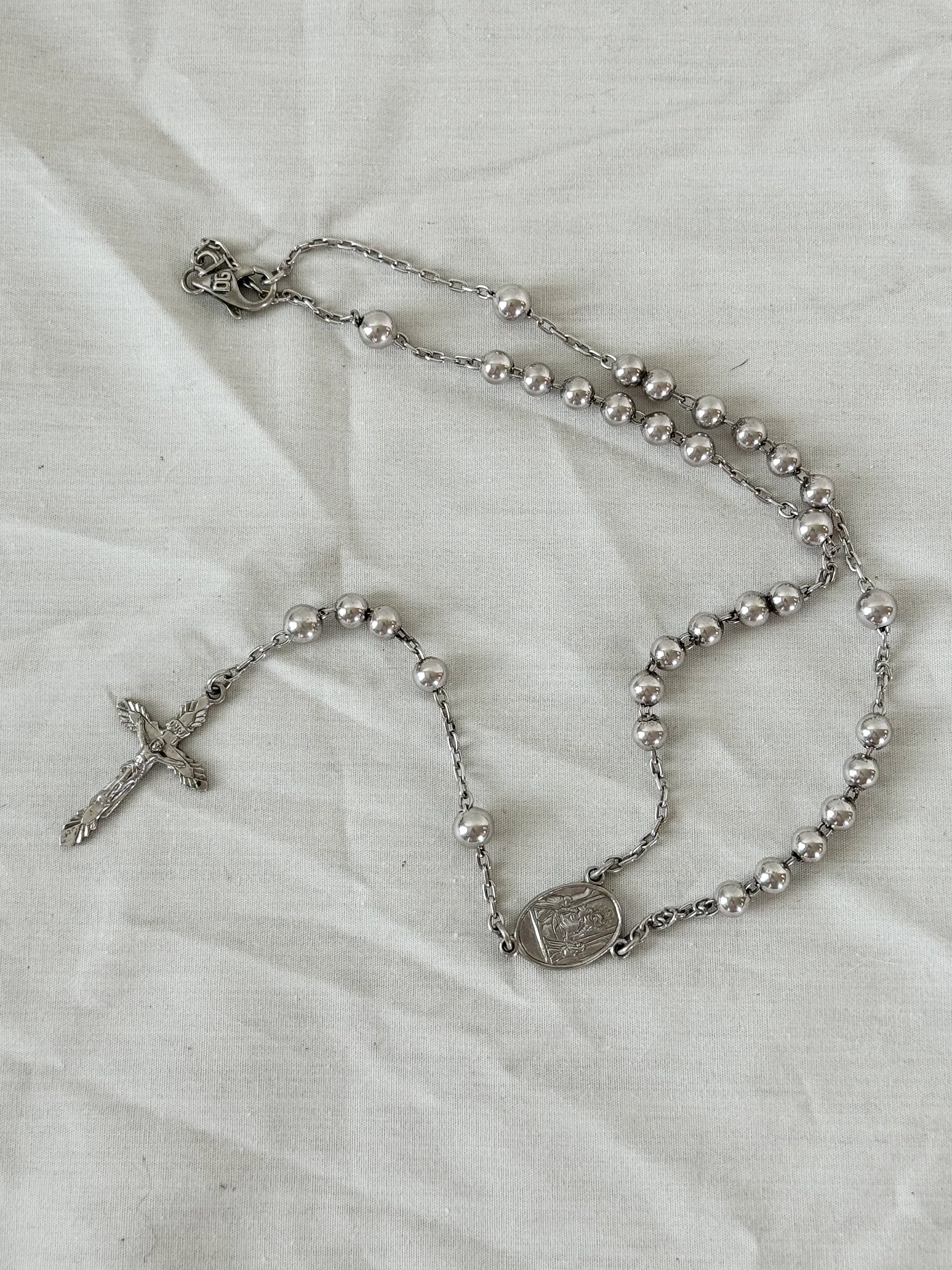 Dolce & Gabbana Sterling Silver Rosary – Icarus Vintage