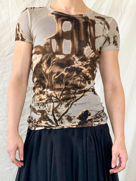 Prada Fall 2004 Roman Ruin Tee  Icarus Vintage