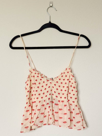 Prada Spring 2000 Lip Print Camisole Tank  Icarus Vintage