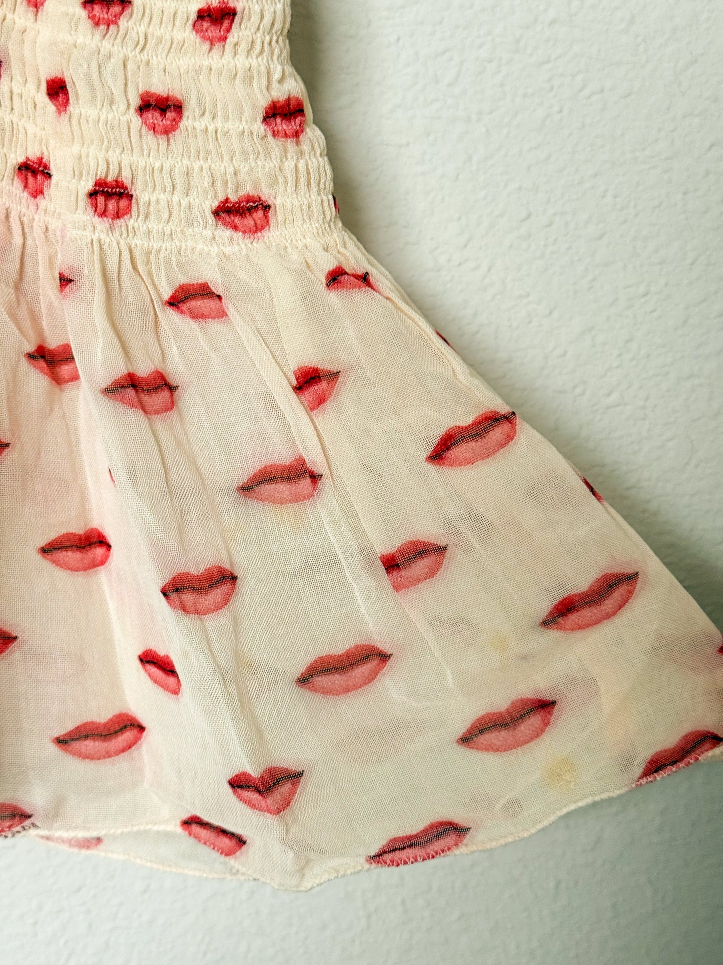 Prada Spring 2000 Lip Print Camisole Tank  Icarus Vintage
