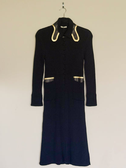 Prada Spring 2008 Runway Knee Length Cardigan  Icarus Vintage