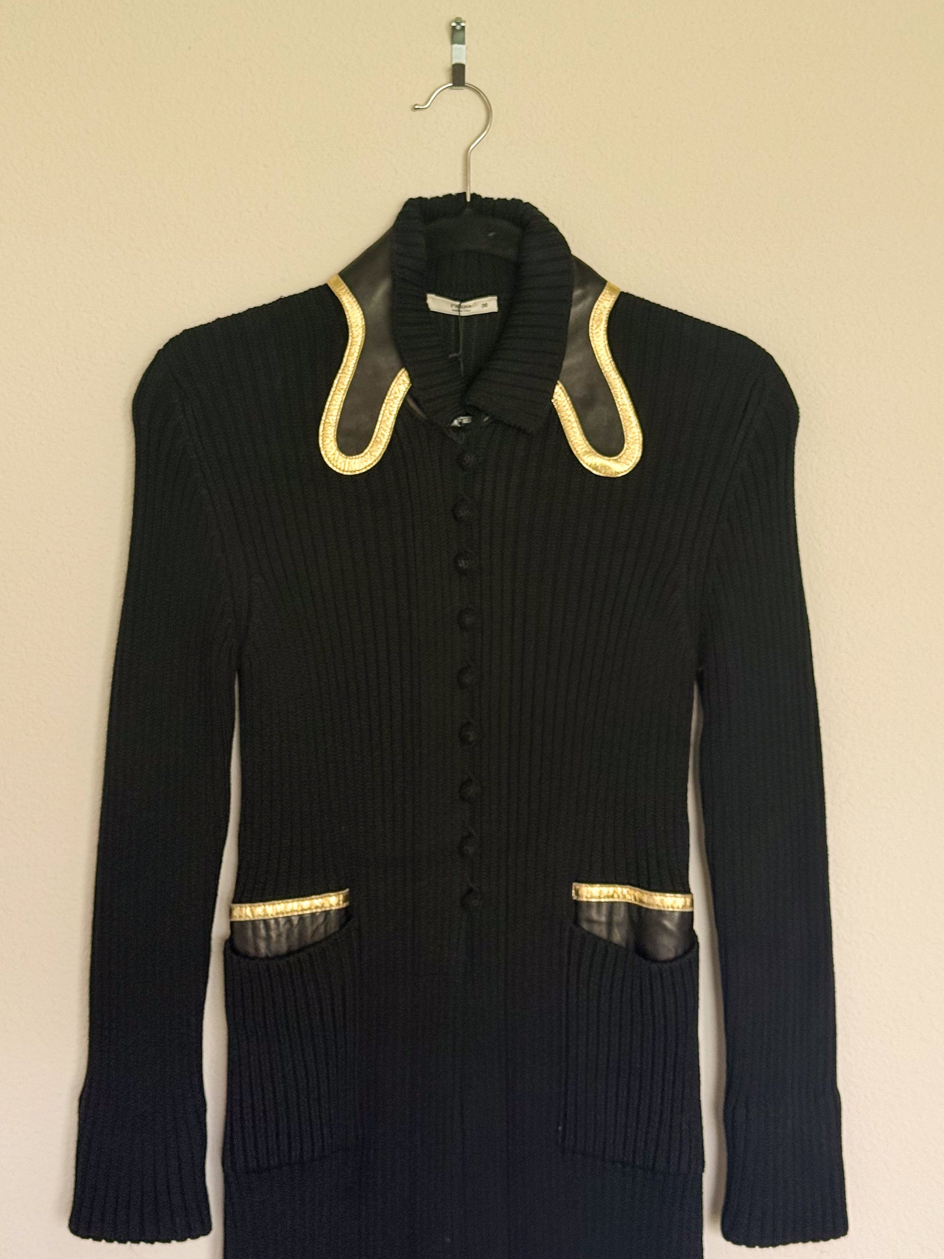 Prada Spring 2008 Runway Knee Length Cardigan  Icarus Vintage
