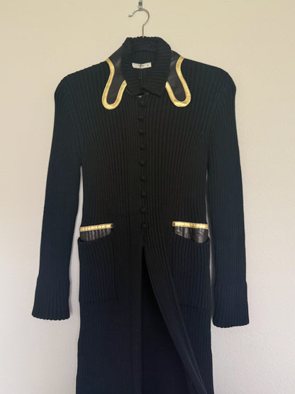 Prada Spring 2008 Runway Knee Length Cardigan  Icarus Vintage