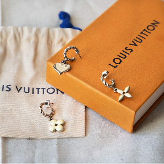 Louis Vuitton Monogram Earring Trio 395.00 Icarus Vintage