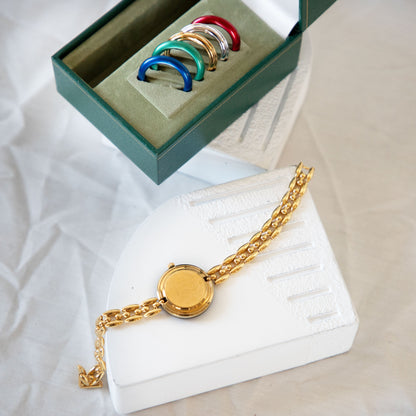 90's Bezel Watch  Icarus Vintage