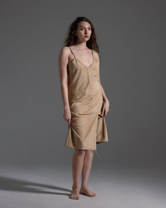 Jean Paul Gaultier Suede Slip Dress  Icarus Vintage