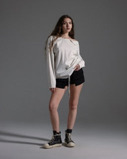 Prada 90's Off-White Top  Icarus Vintage