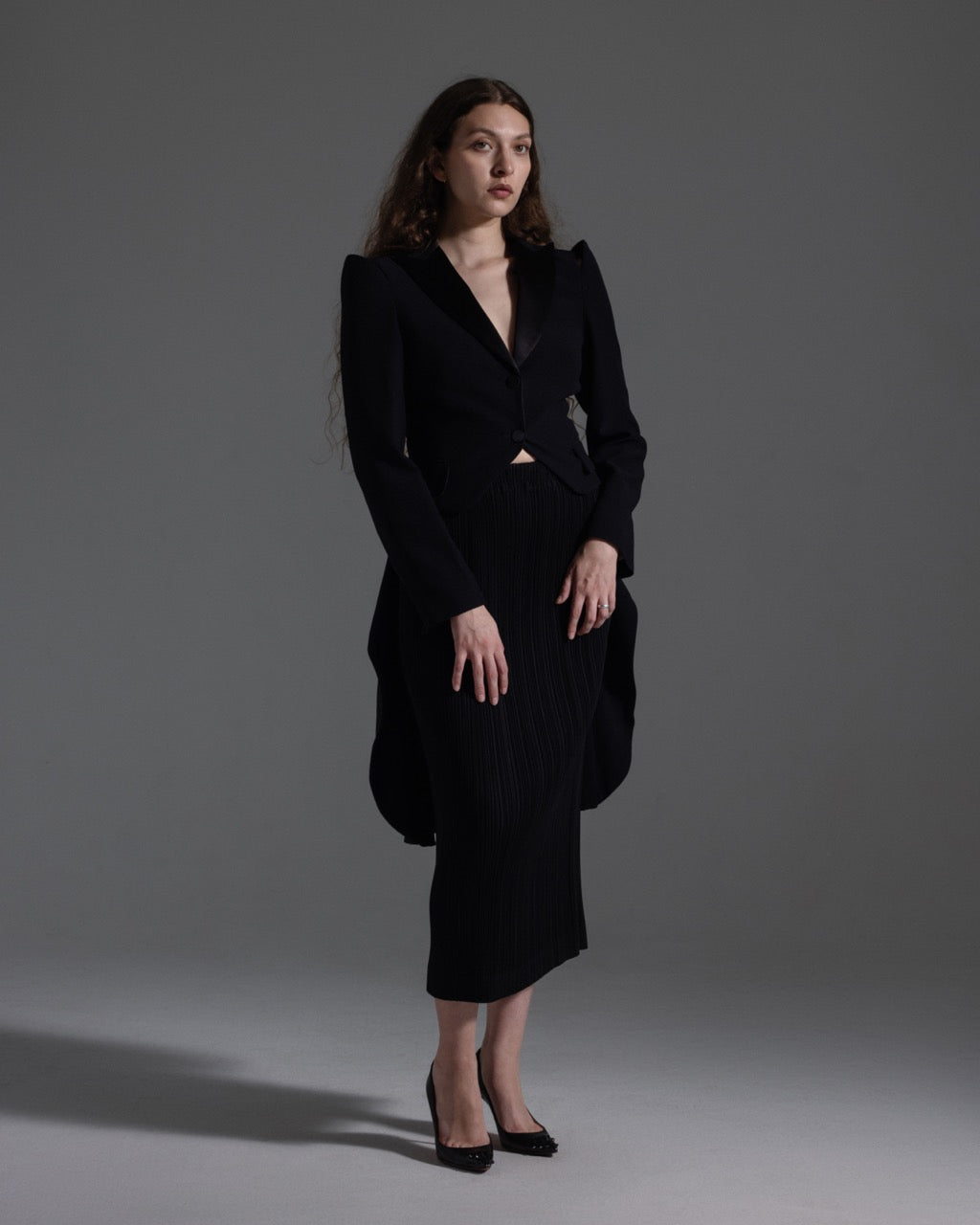 Alexander McQueen Spring 2011 Exposed Shoulder Tail Coat  Icarus Vintage