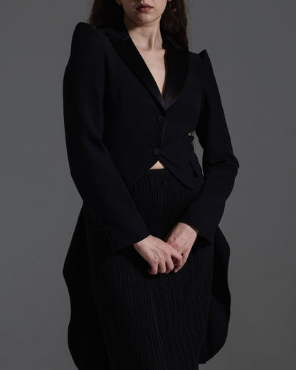 Alexander McQueen Spring 2011 Exposed Shoulder Tail Coat  Icarus Vintage