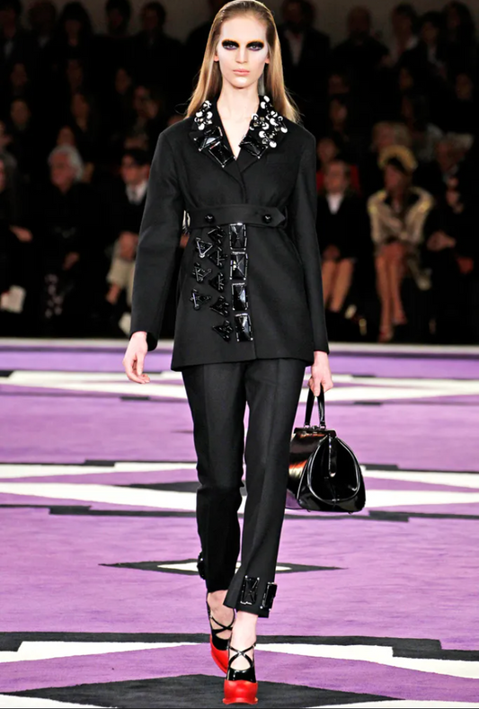 Prada Fall 2012 Runway Wool Trousers  Icarus Vintage