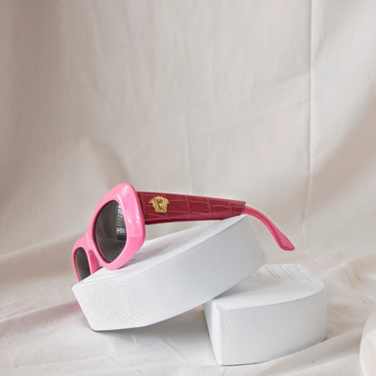Versace SS 1996 Pink Croc Sunnies  Icarus Vintage