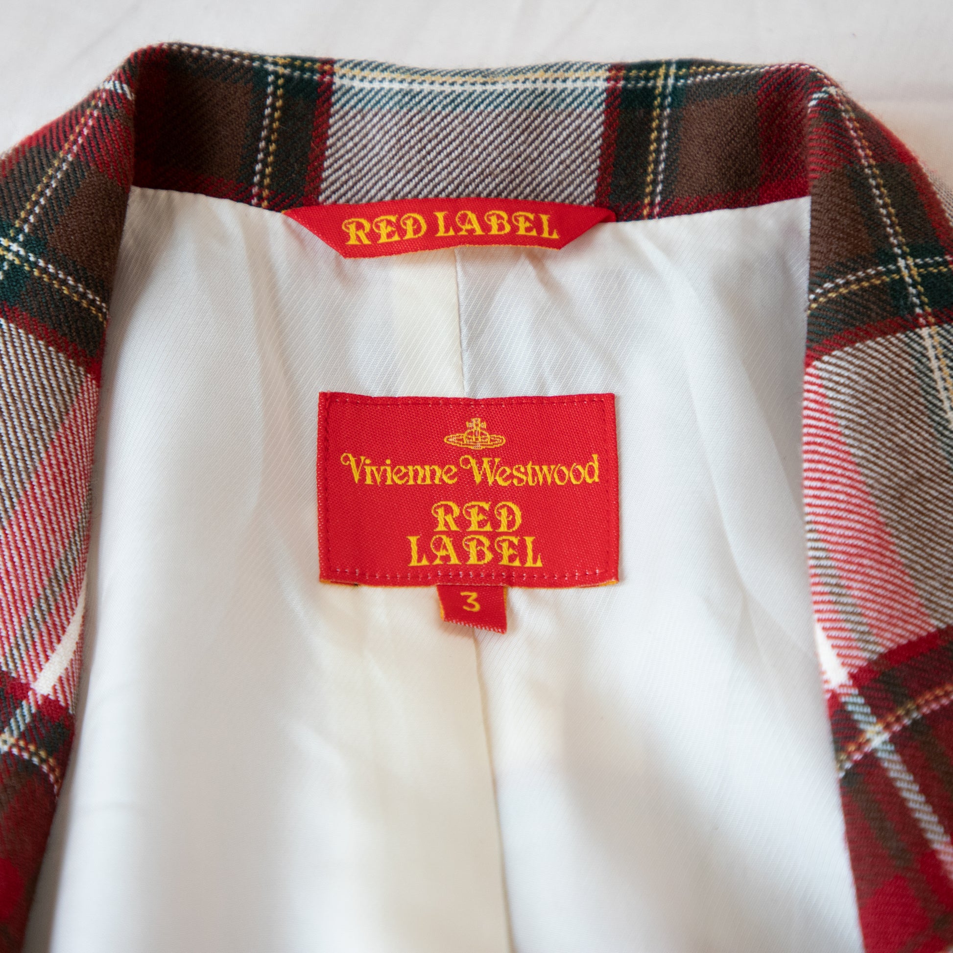 Vivienne Westwood Red Label Tartan Blazer 585.00 Icarus Vintage