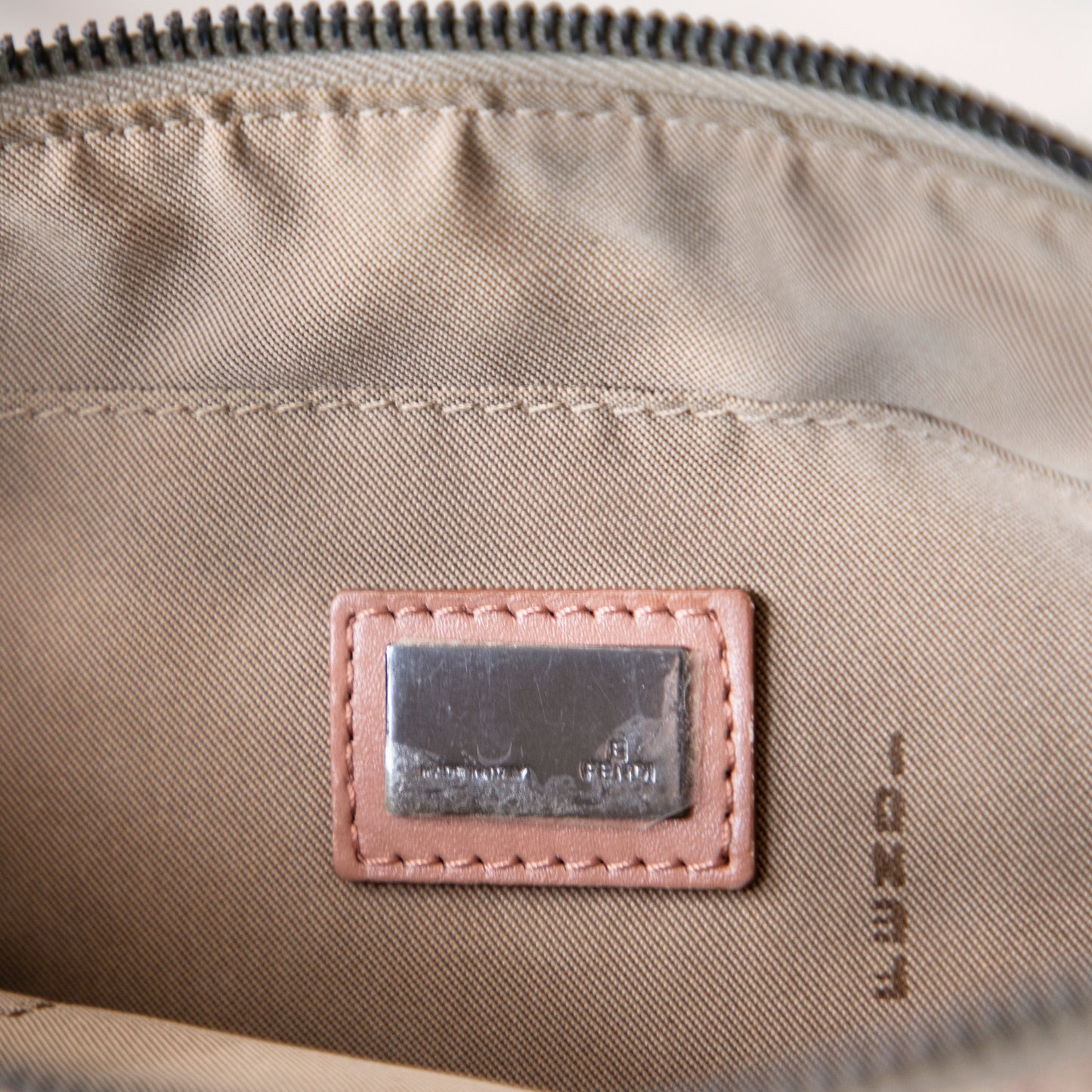 Fendi 90’s Pink Zucchino Mini Shoulder Bag 495.00 Icarus Vintage