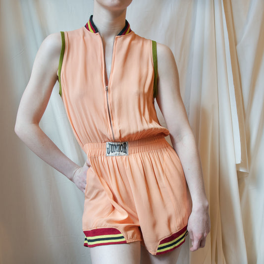 Jean Paul Gaultier Junior SS 1990 "Boxing" Playsuit 895.00 Icarus Vintage