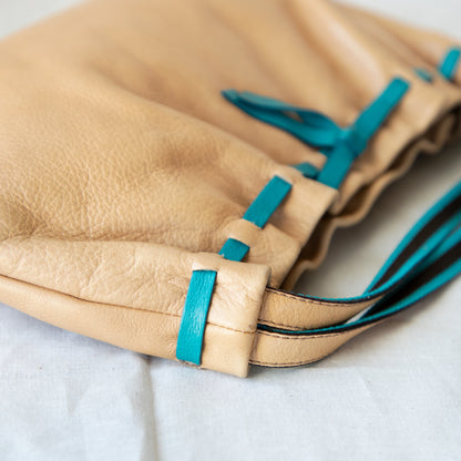 Miu Miu SS 1999 Tan Bow Bag 435.00 Icarus Vintage