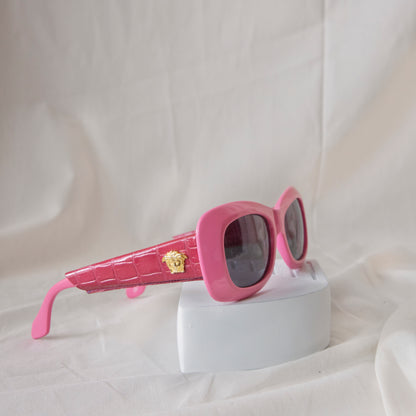 Versace SS 1996 Pink Croc Sunnies 950.00 Icarus Vintage