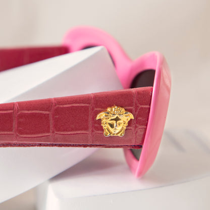 Versace SS 1996 Pink Croc Sunnies 950.00 Icarus Vintage