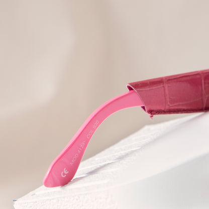 Versace SS 1996 Pink Croc Sunnies 950.00 Icarus Vintage