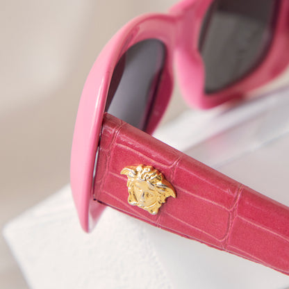 Versace SS 1996 Pink Croc Sunnies 950.00 Icarus Vintage