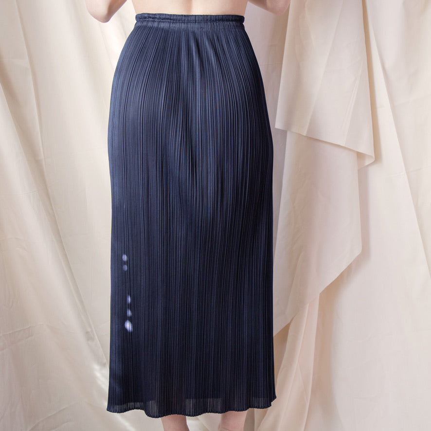 Issey Miyake Pleats Please 90's Navy Skirt – Icarus Vintage